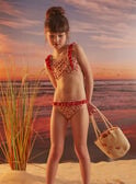 Melon swimsuit set with floral print KLUPAETTE / 24E4PFG3D4LE403