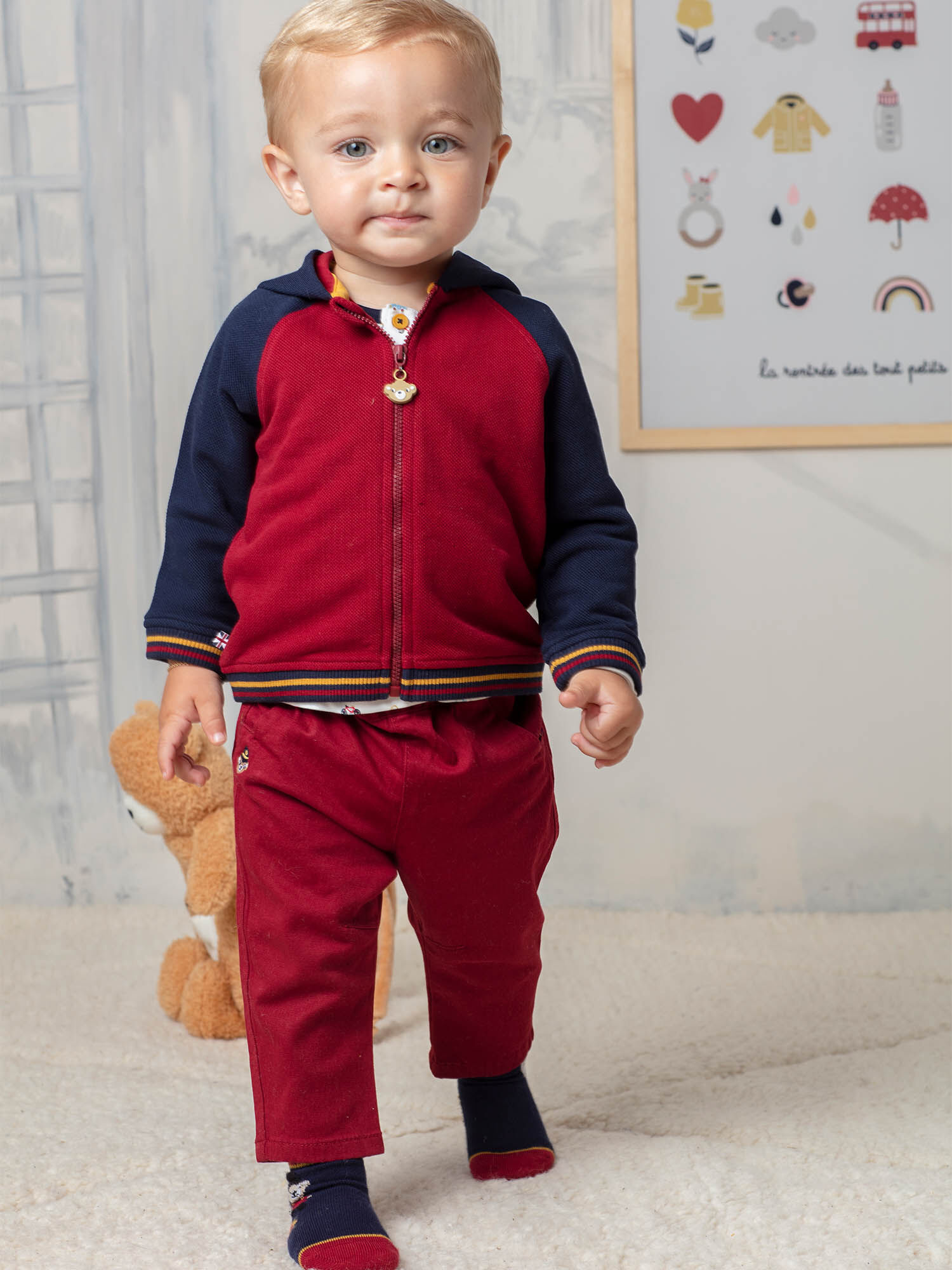 Baby boy hot sale red pants