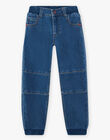 Blue knit denim jeans child boy CEJEANAGE / 22E3PG82CFPP269