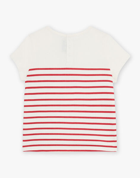 Striped and floral print T-shirt FOMARETTE / 23E2PFC1TMC001