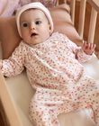 Soft pink velvet pajamas and cap FORRA_B / 23E0NF71GRE321