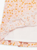 Ecru dress and panties in woven poplin FAURSULINE / 23E1BFP1ROB001