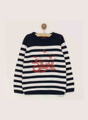 Navy Pullover RIAGE / 19E3PGE1PULC214