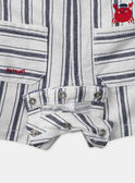 Off white SHORT DUNGAREES MAVALENTIN / 25E1BGQ1SAC001