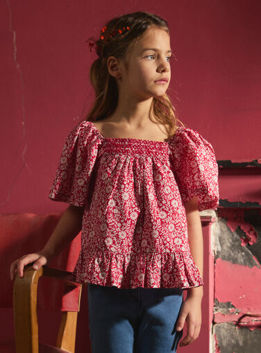 Red BLOUSE MODOLETTE / 25E2PFJ1CHEF506