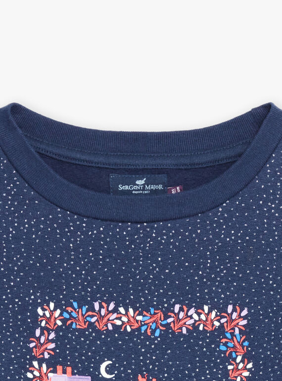 Camille Witt Limited Edition - Sequined navy sweater DOSWETTE / 22H2PFT1SWE705