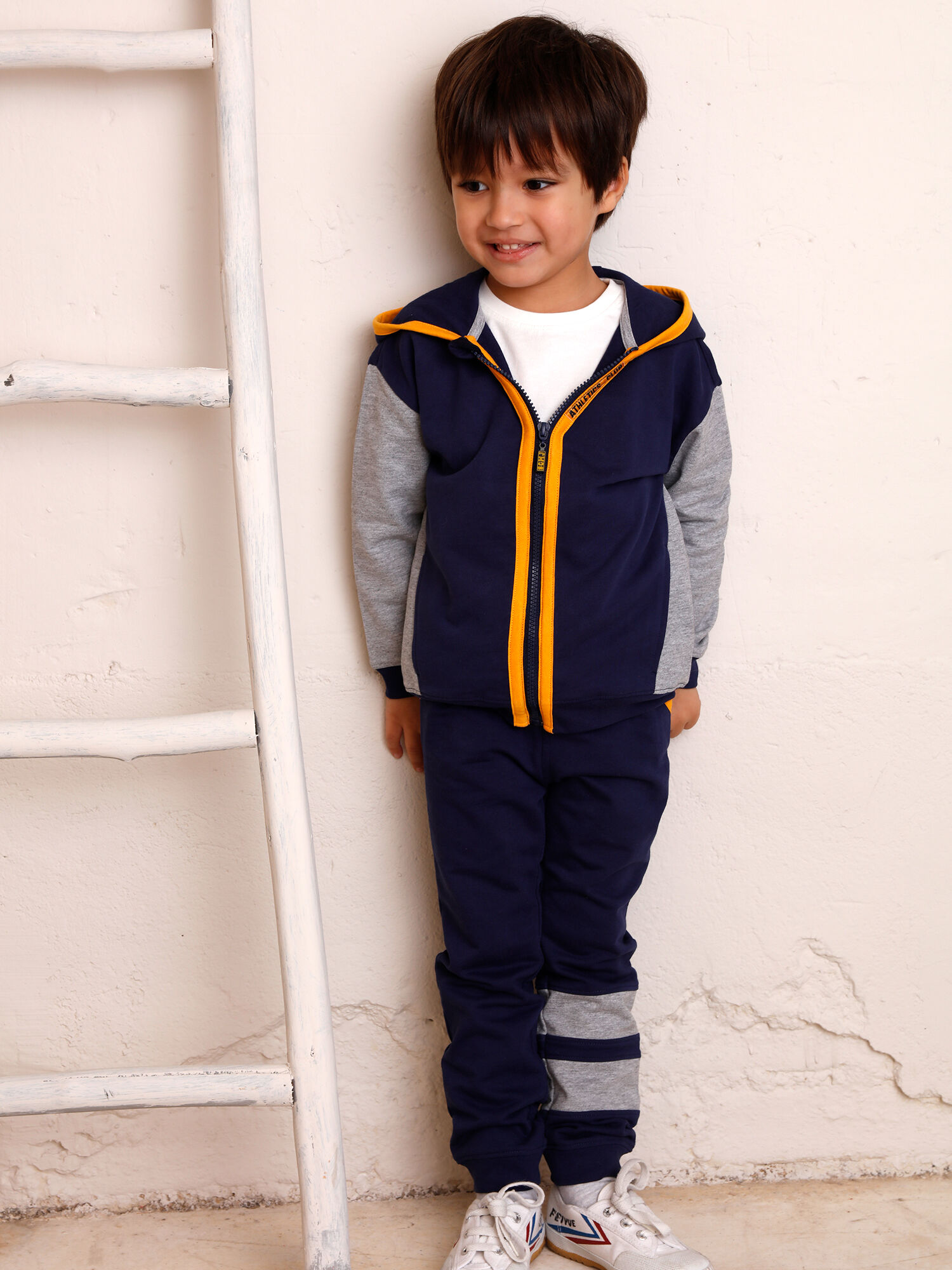 Navy blue jogging suit