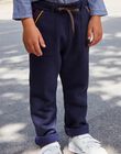 Navy blue fleece jogging suit DAJUSAGE / 22H3PGE4PANC205