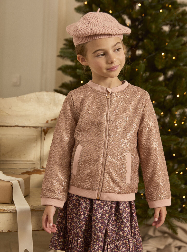 Pink copper JACKET LOICAETTE / 24H2PFU1VESK007