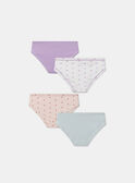 Turquoise BRIEFS / PANTY RIB MLITRETTE / 25E5PF42SLR202