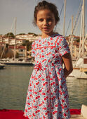 Marine Collar Floral Dress KEUYETTE / 24E2PF42ROB001