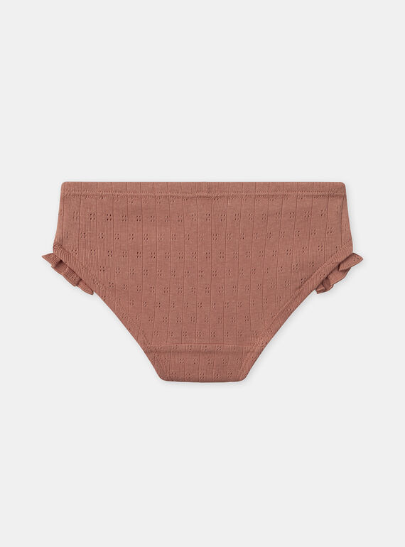 Rose wood BRIEFS / PANTY RIB NEJICETTE / 25H5PFC3SLR312
