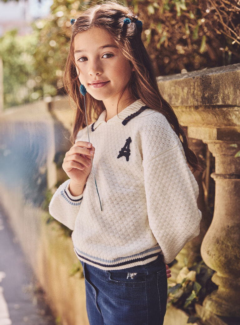 Off white PULLOVER NUTOURETTE / 25H2PFQ1PUL009