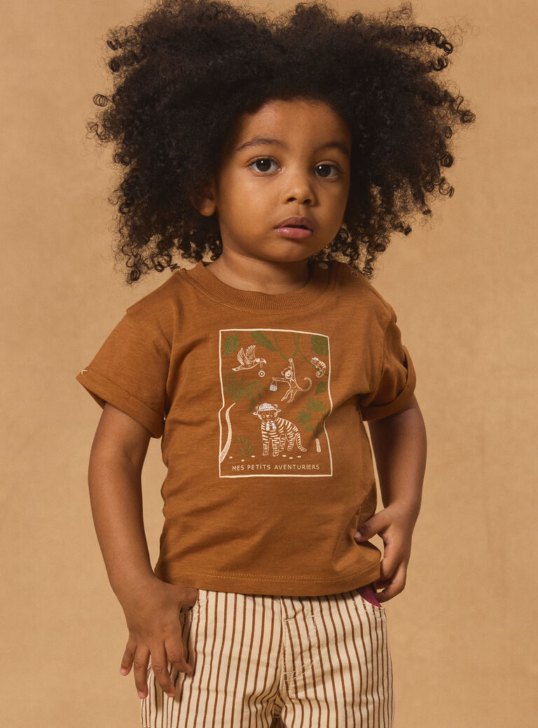 Brown TEE SHIRT Brown TEE SHIRT MAOSCAR / 25E1BGO1TEE802