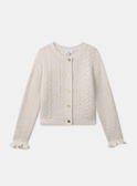 Ivory CARDIGAN LEICRETTE / 24H2PFT1CAR005
