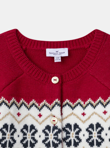 Red CARDIGAN NRECARETTE / 25H2PFY1CAR050