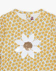 Off white floral print and reversible sequin sweater FASWETTE / 23E2PF81SWE001