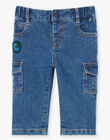 Baby boy multi-pocket jeans BAJEAN / 21H1BG91JEAP269