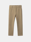 Brown COMFORT PANTS MLACOFAGE / 25E3PGK1CFPI812