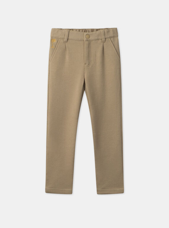 Brown COMFORT PANTS MLACOFAGE / 25E3PGK1CFPI812