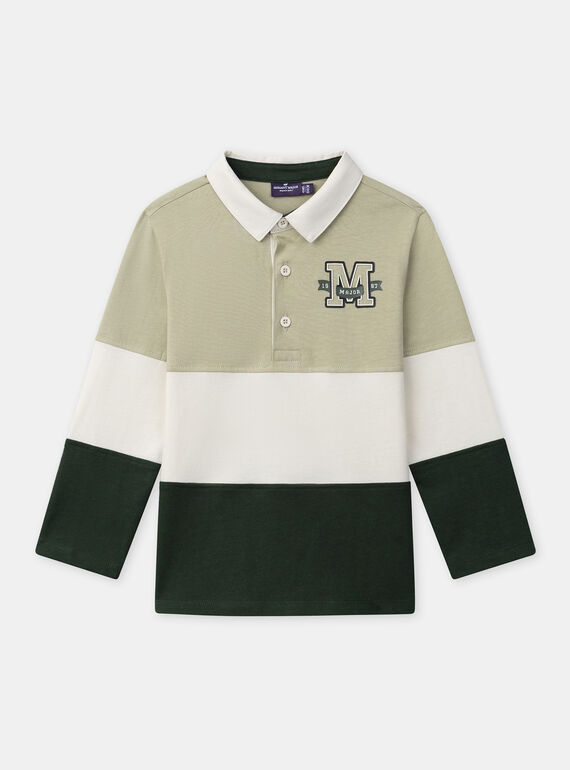 Green POLO SHIRT NIBLOCAGE / 25H3PGL1POLG607