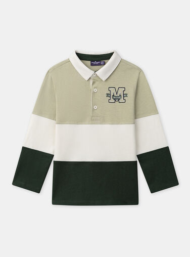 Green POLO SHIRT Green POLO SHIRT NIBLOCAGE / 25H3PGL1POLG607