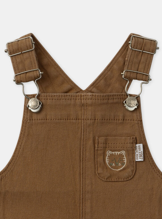 Brown SHORT DUNGAREES MAOMAR / 25E1BGO1SAC802