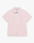 Pink shirt and bow tie child boy CIDOFIAGE / 22E3PGH1CHM030
