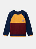 Navy PULLOVER LYMAILLAGE / 24H3PGO1PUL070