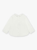 White long-sleeved polo shirt GALIAM / 23H1BGH1POLA002