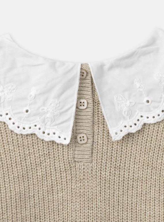 Off white PULLOVER NLECOLETTE / 25H2PFT1PUL007