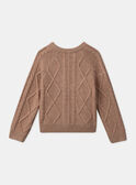 Light brown CARDIGAN LARINETTE / 24H2PFS1CARI810