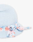 Baby girl sky blue paper hat CYRALEX / 22E4BFW1CHA020