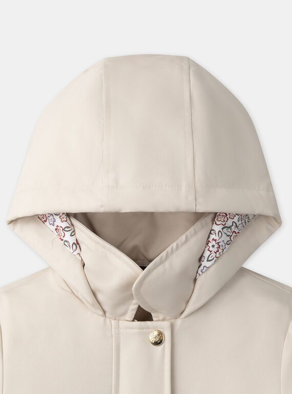 Light beige RAINCOAT NINOLETTE / 25H2PFE2IMP801