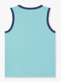 Tank top azure blue child boy ZUXIAGE1 / 21E3PGL2DEBC201