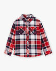 Child boy's plaid twill shirt CECHEMAGE / 22E3PG81CHM050