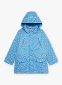 Child girl 2-in-1 blue raincoat CLAFLETTE / 22E2PFG1IMP208