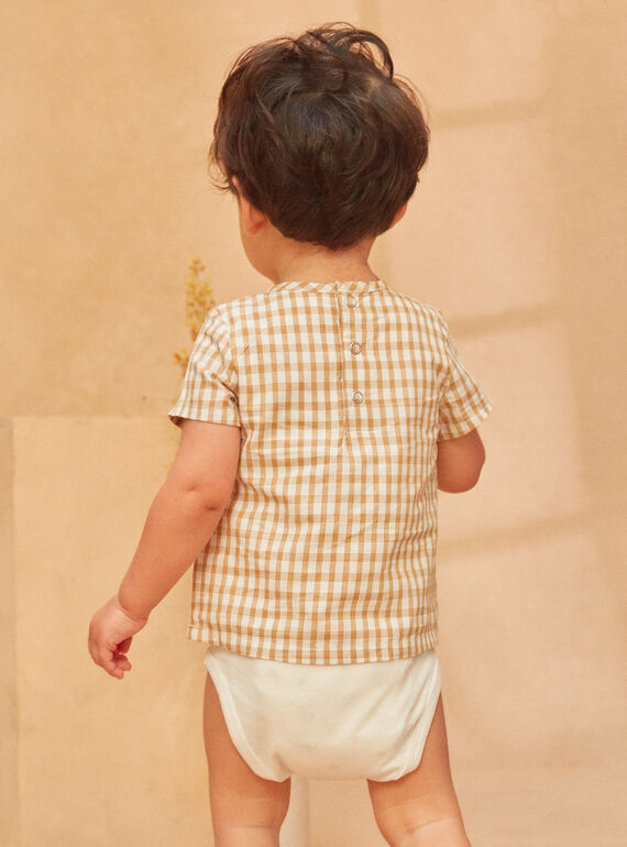 Light brown BODYSUIT KAJULIEN / 24E1BGD2BOD809