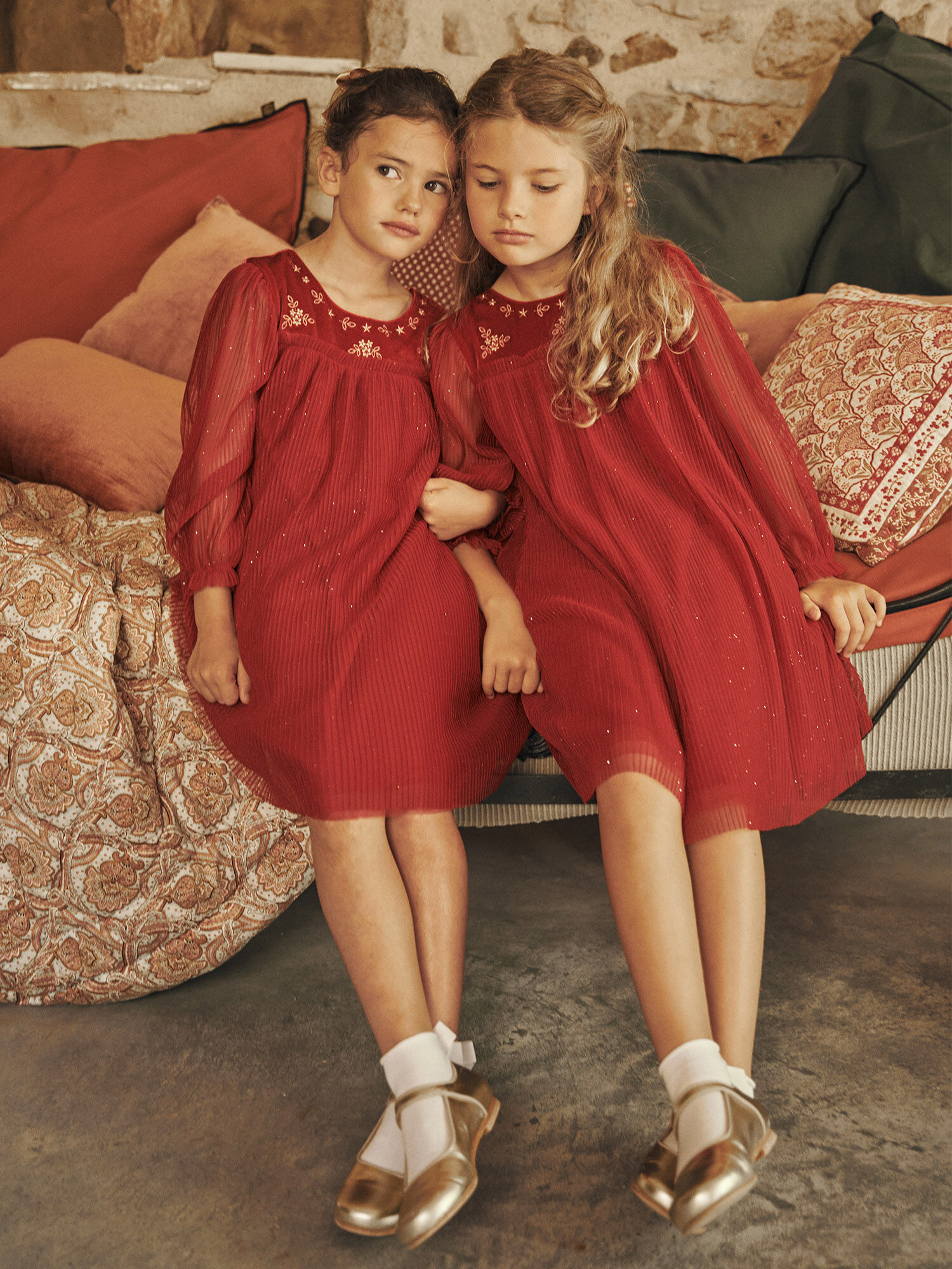 Girls red sundress top