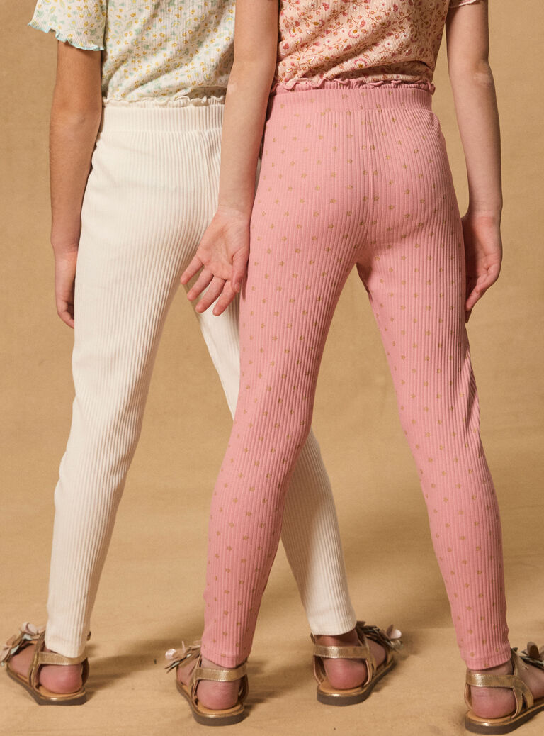 Off white LEGGINGS (bottom) MIXDUETTE / 25E2PF51LG001