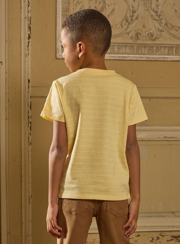 Straw yellow TEE SHIRT SS MLAFOAGE / 25E3PGK1TMC104