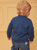 Reversible blue and ecru cardigan LADRISTO / 24H1BGJ1GILC230