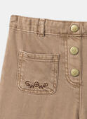 Light brown PANTS LIPAETTE / 24H2PFK2PAN803