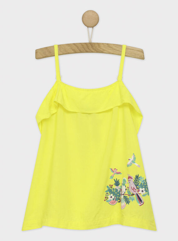 Lemon yellow tank top ROYBIETTE / 19E2PFQ1DEB108