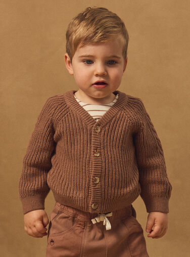 Brown CARDIGAN Brown CARDIGAN NAMAEL / 25H1BGT1CARI820