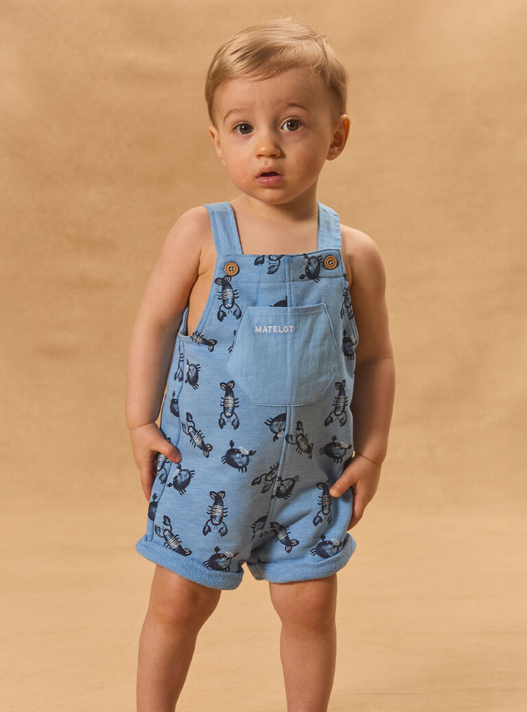 Blue SHORT DUNGAREES Blue SHORT DUNGAREES MAVADIN / 25E1BGQ2SACC213