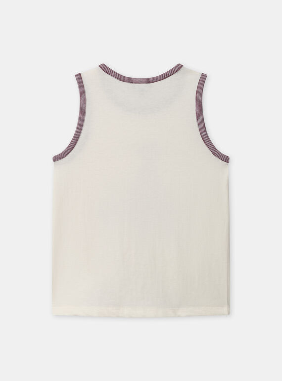 Ivory TANK TOP MRARIBAGE / 25E3PGR1DEB005