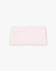Light pink knitted snood DIPRUNE / 22H4BFM1SNO301