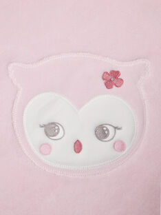 Pale pink blanket birth girl BOA / 21H0AF41D4P301