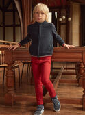 Navy KIDS CARDIGAN LOGILAGE / 24H3PGL1GILC205